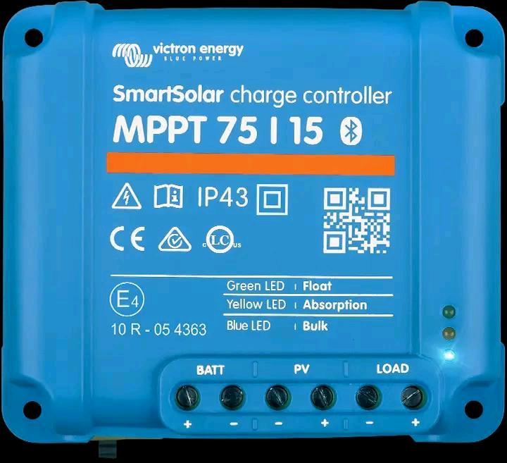 منظم شحن شمسي ذكي Victron Energy SmartSolar MPPT 75/15